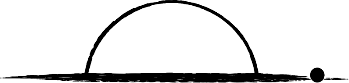 Unser Logo: Horizont, Himmel und Punkt